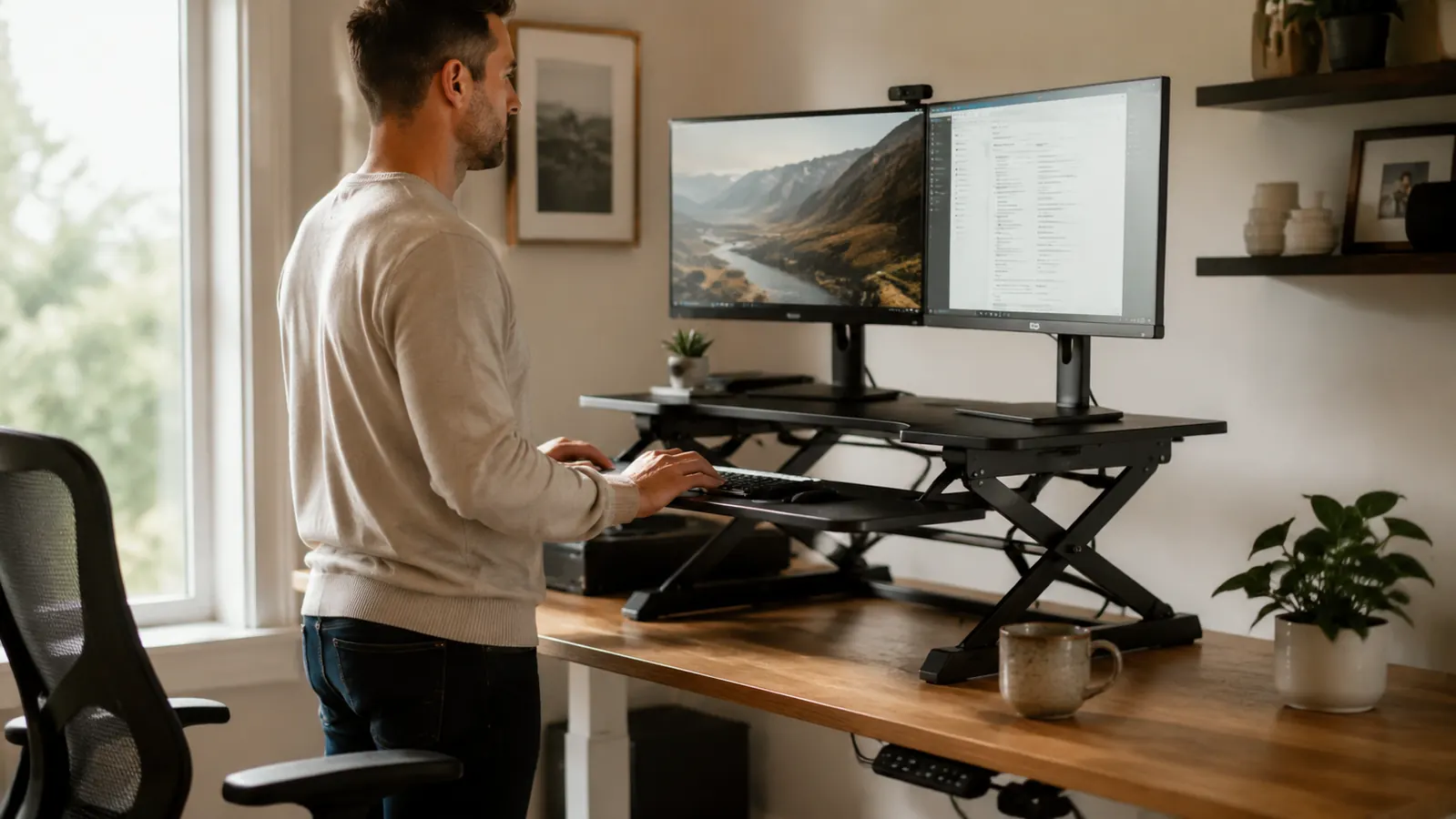 VIVO Desk Converter Review: 14 Months Standing at My Home Office Desk